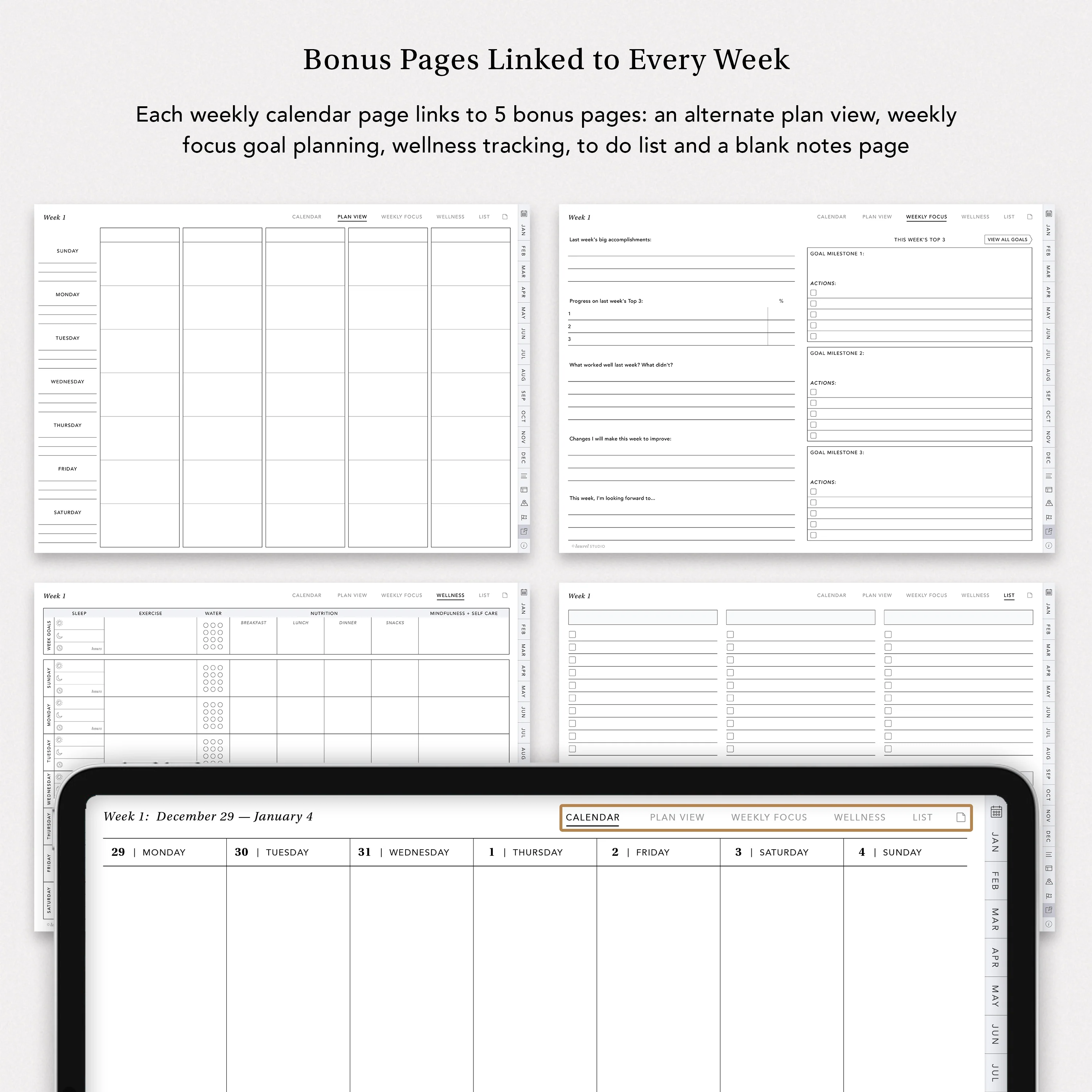 2026 Goal Planner for Android & iPads - Image 8