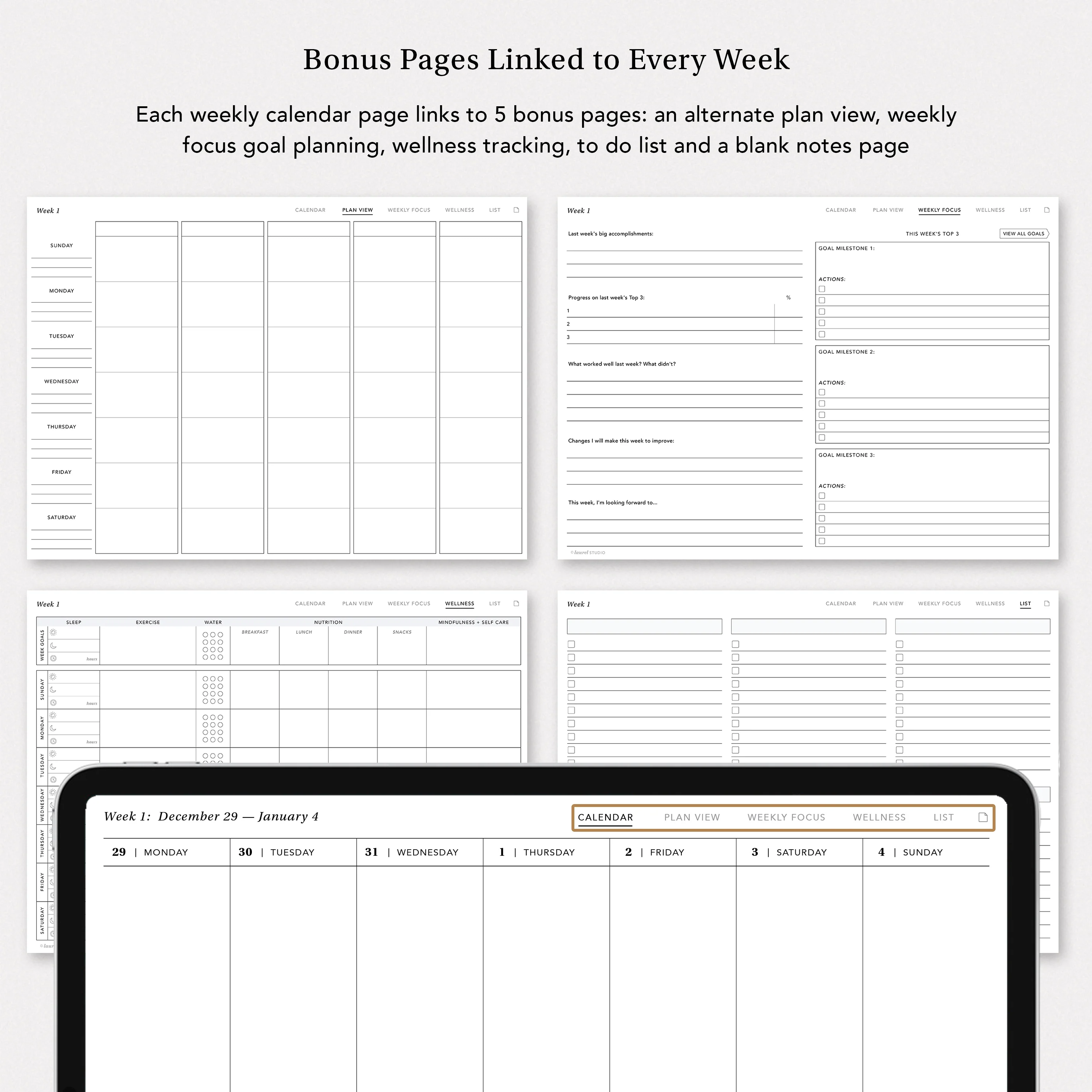 2026 Goal Planner with Colored Tabs - Image 10