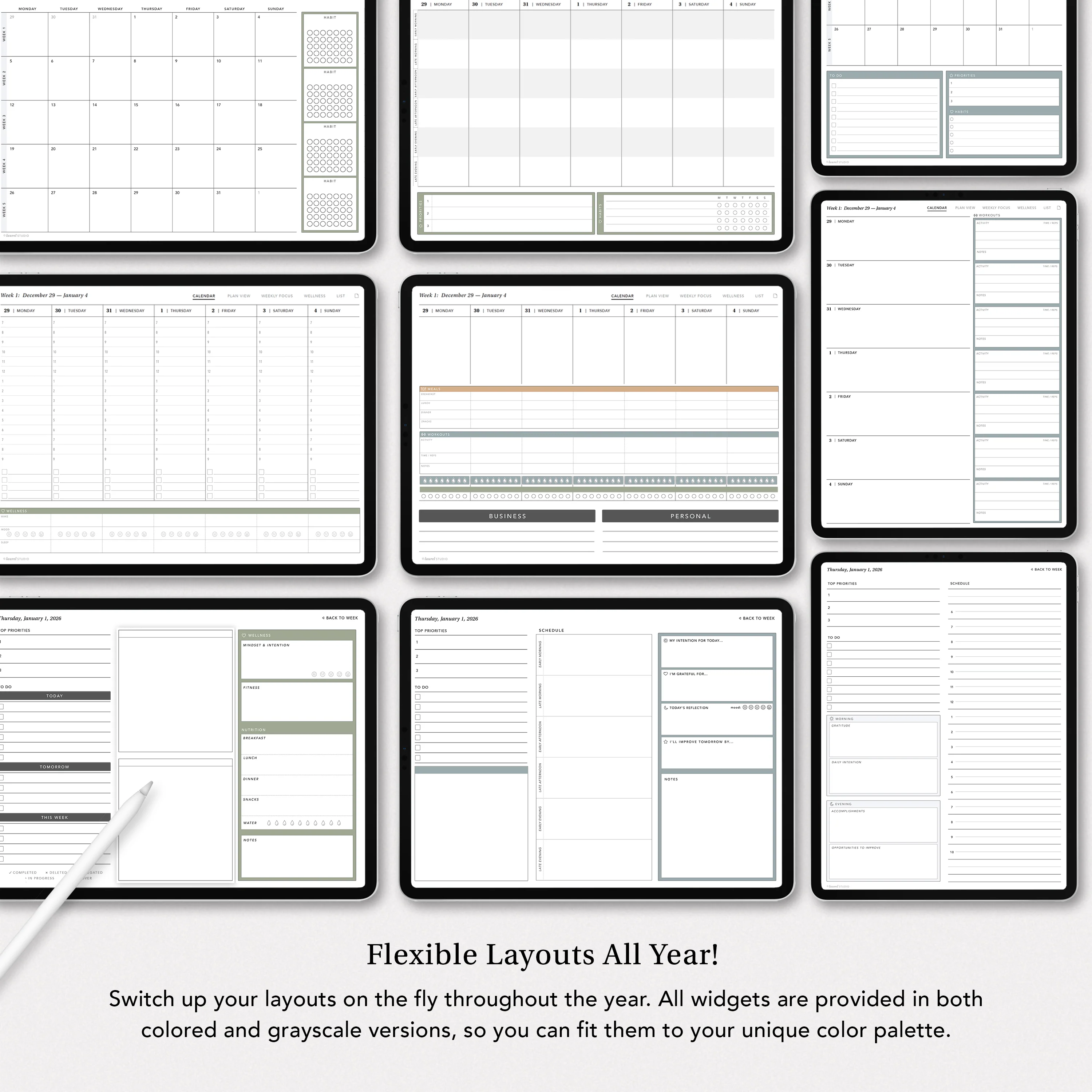 2026 Goal Planner with Colored Tabs - Image 7