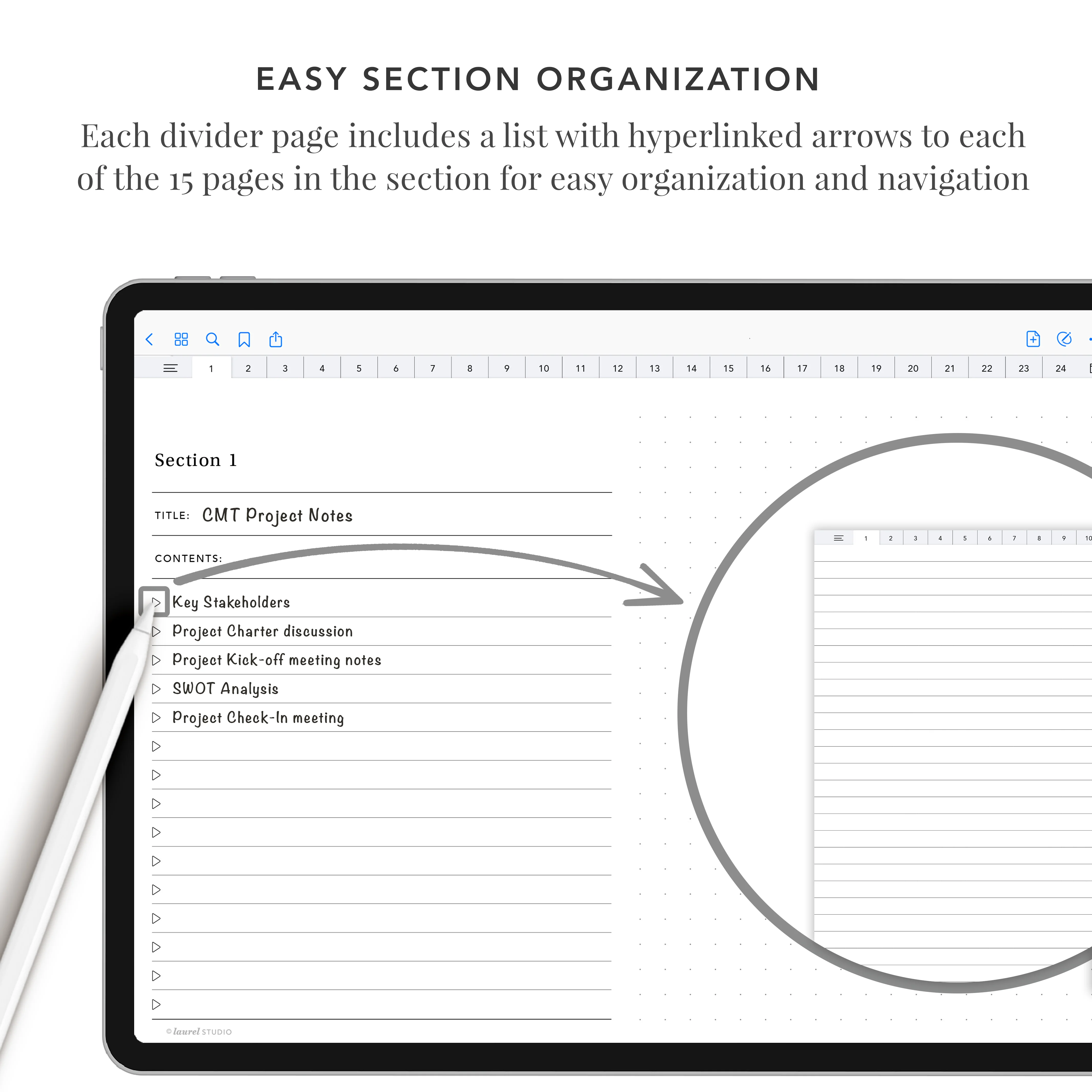 24 Section Digital Notebook Bundle - Image 4