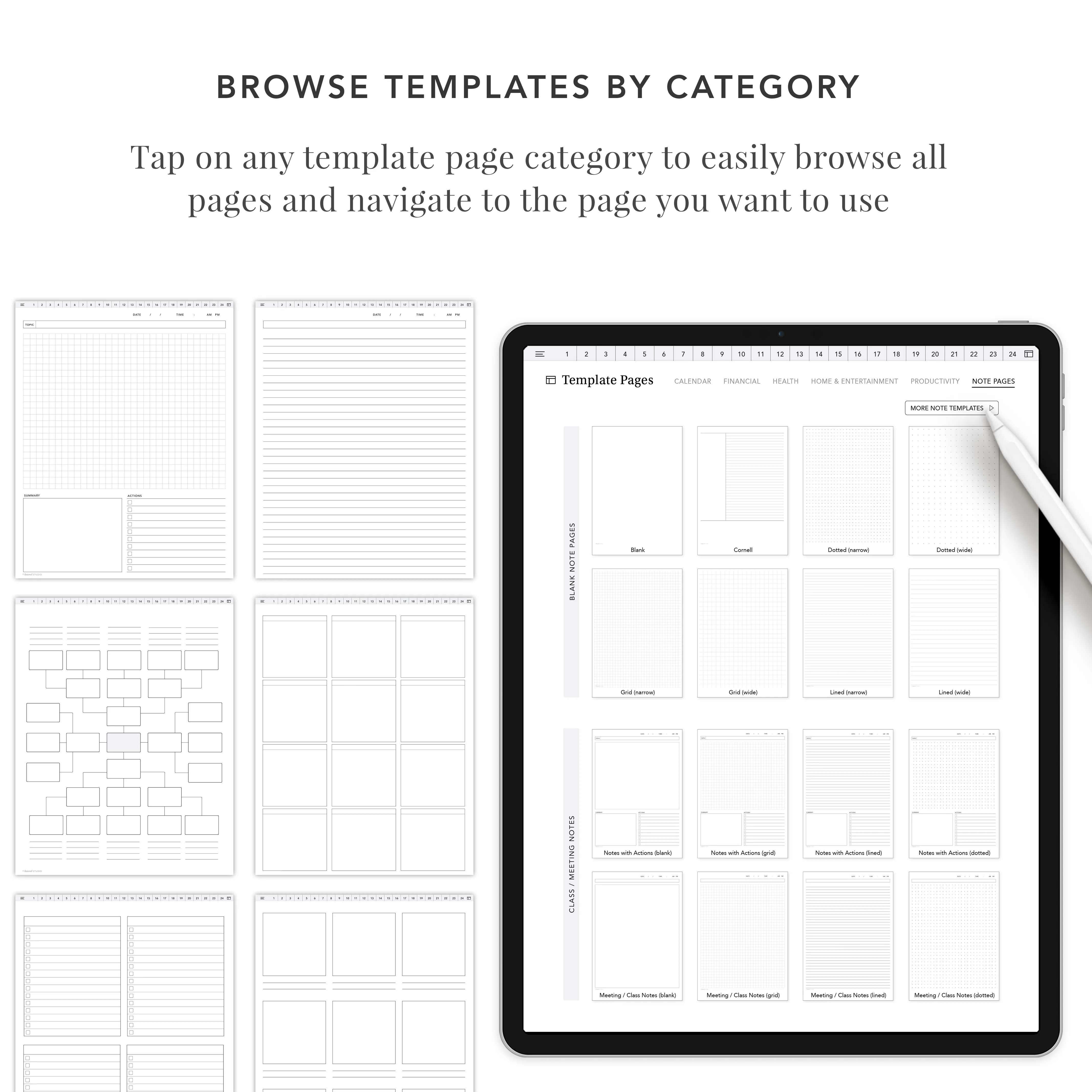 24 Section Digital Notebook Bundle - Image 6
