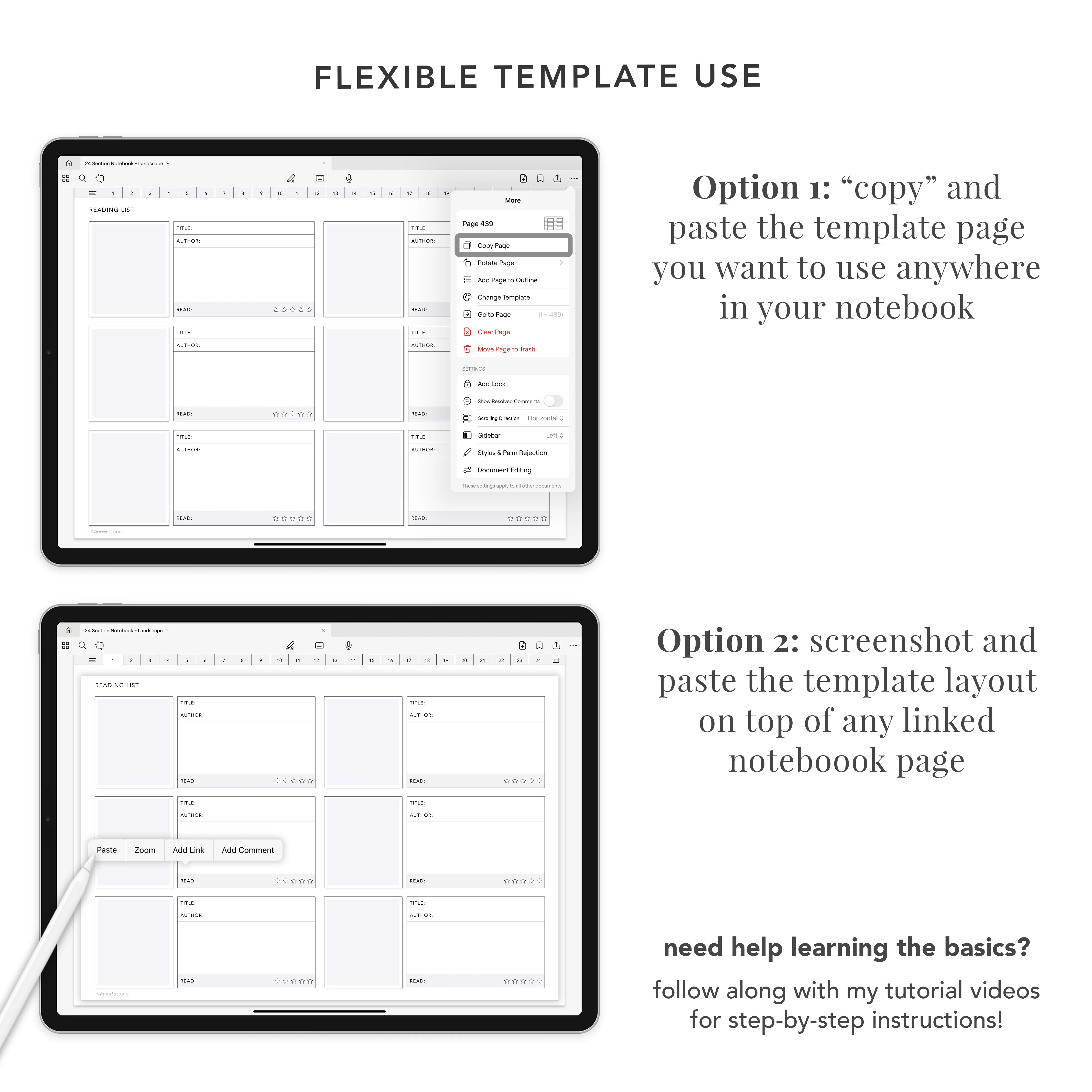 24 Section Digital Notebook Bundle - Image 7