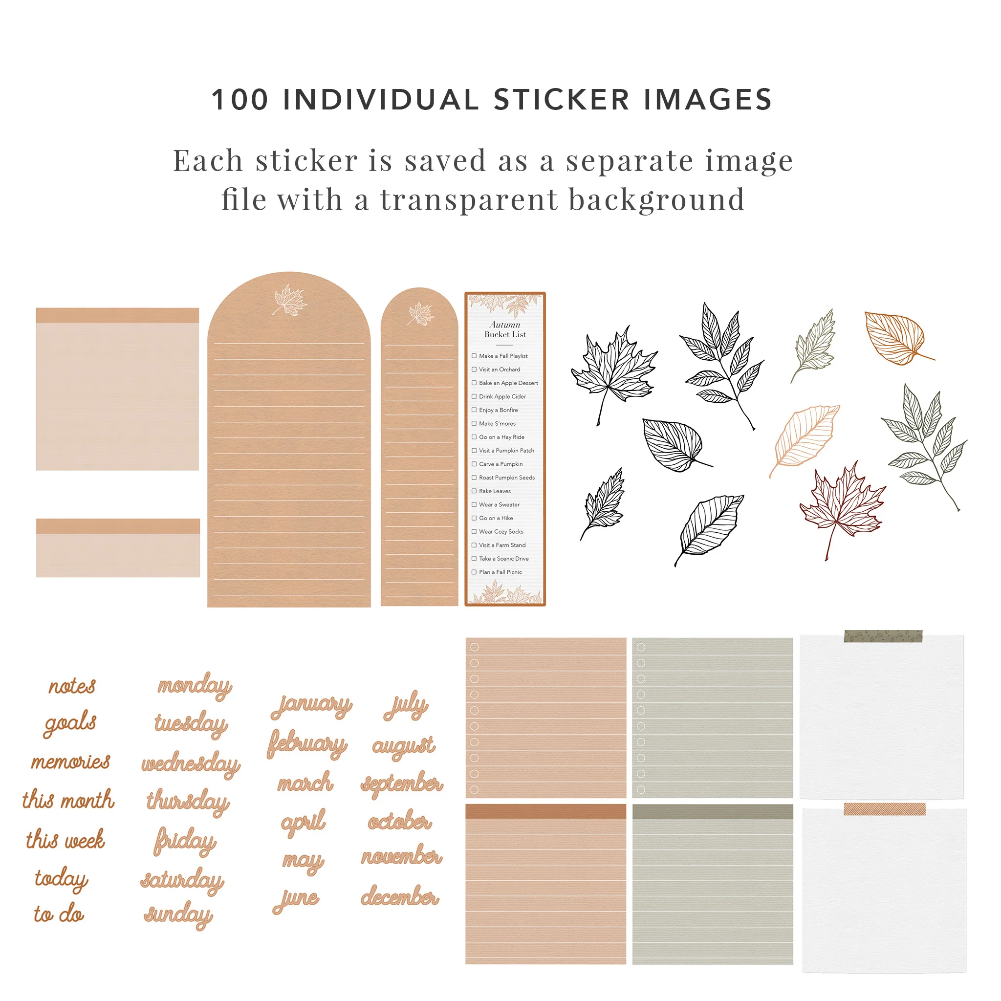 Autumn Sticker Set - Image 3