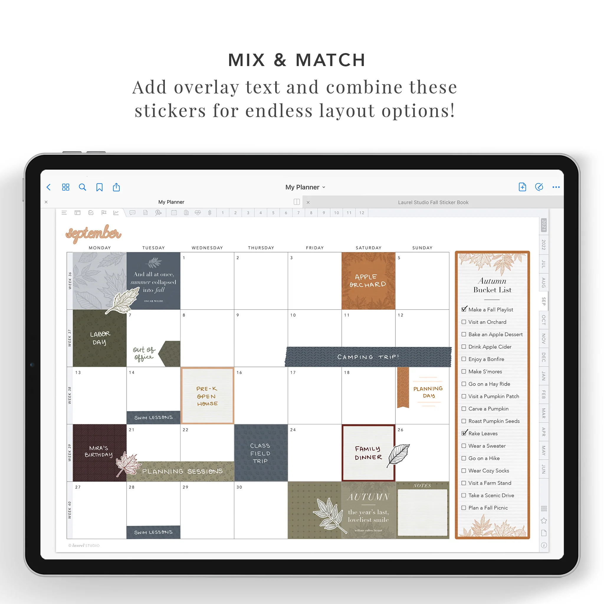 Autumn Sticker Set - Image 4