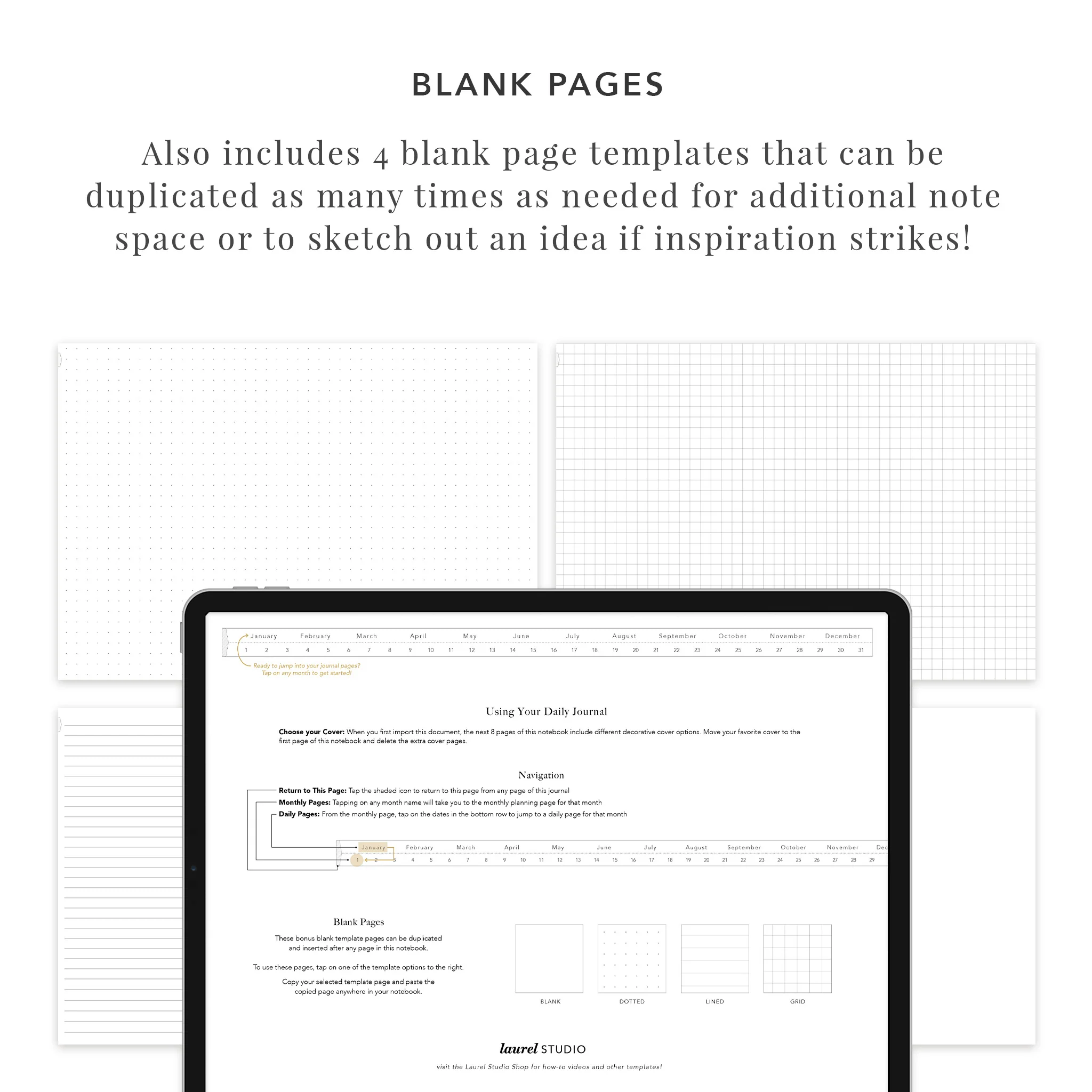 Blank Daily Dated Journal - Image 6