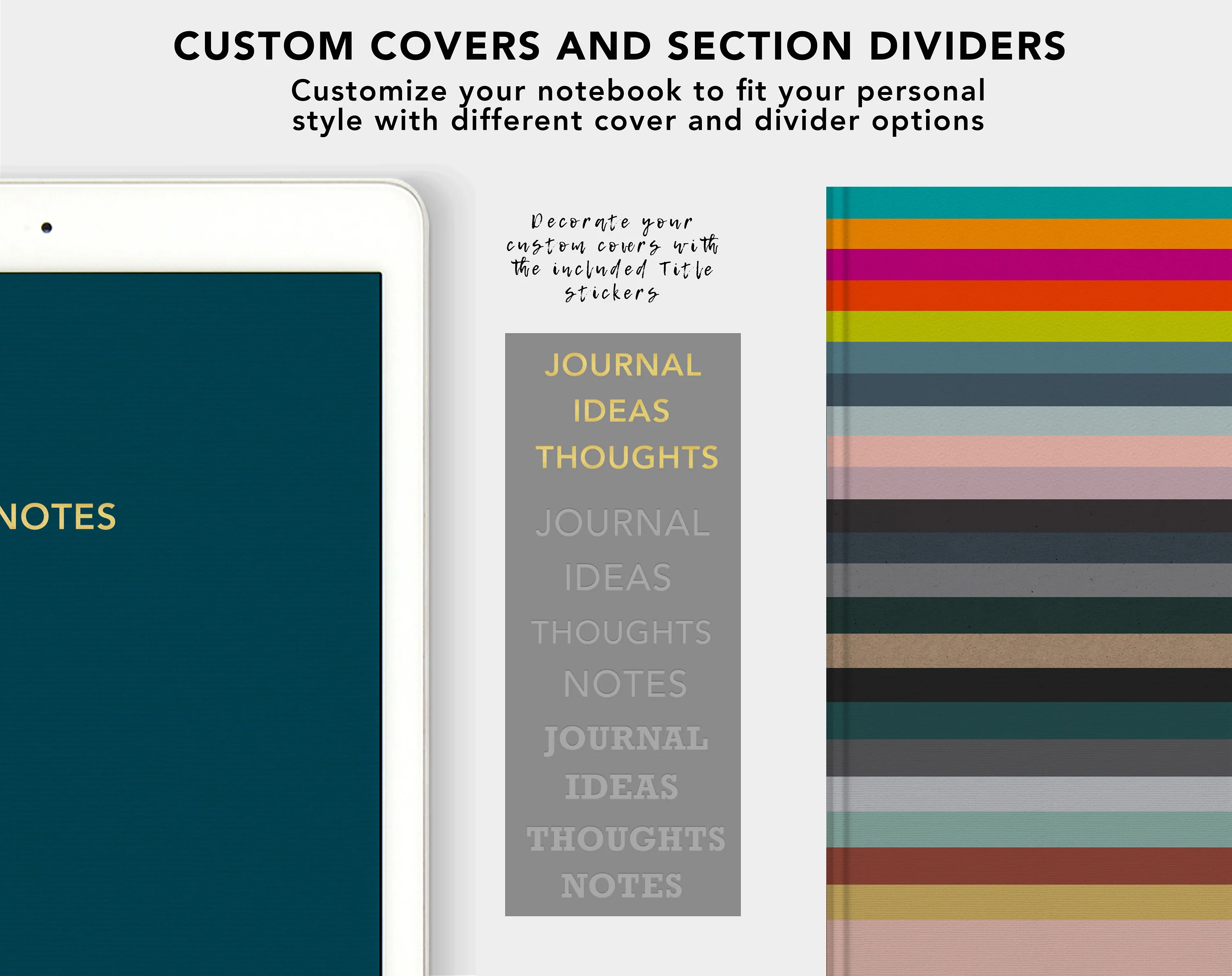 8 Section Notebook (Dark Mode) - Image 4