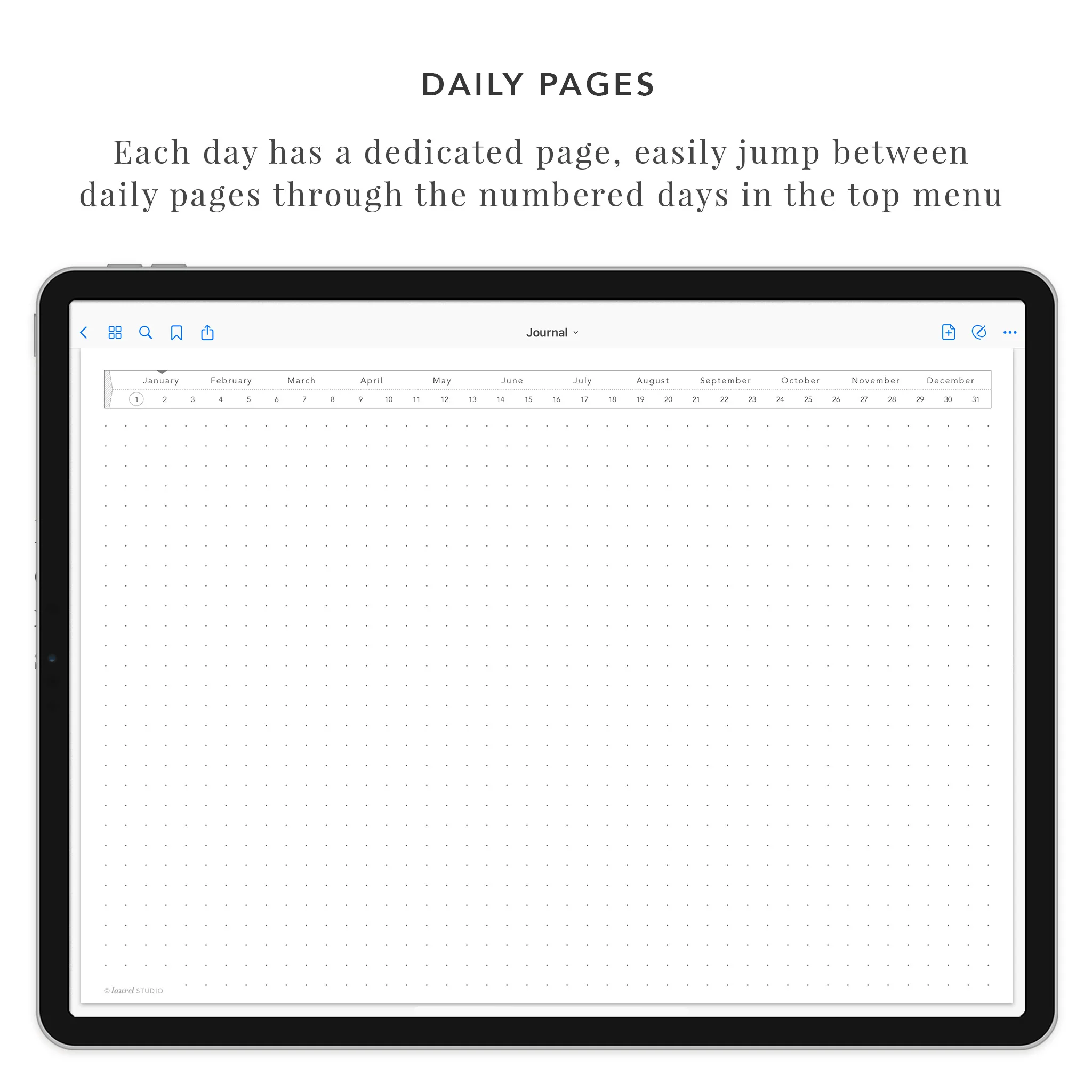 Dot Grid Daily Dated Journal - Image 3