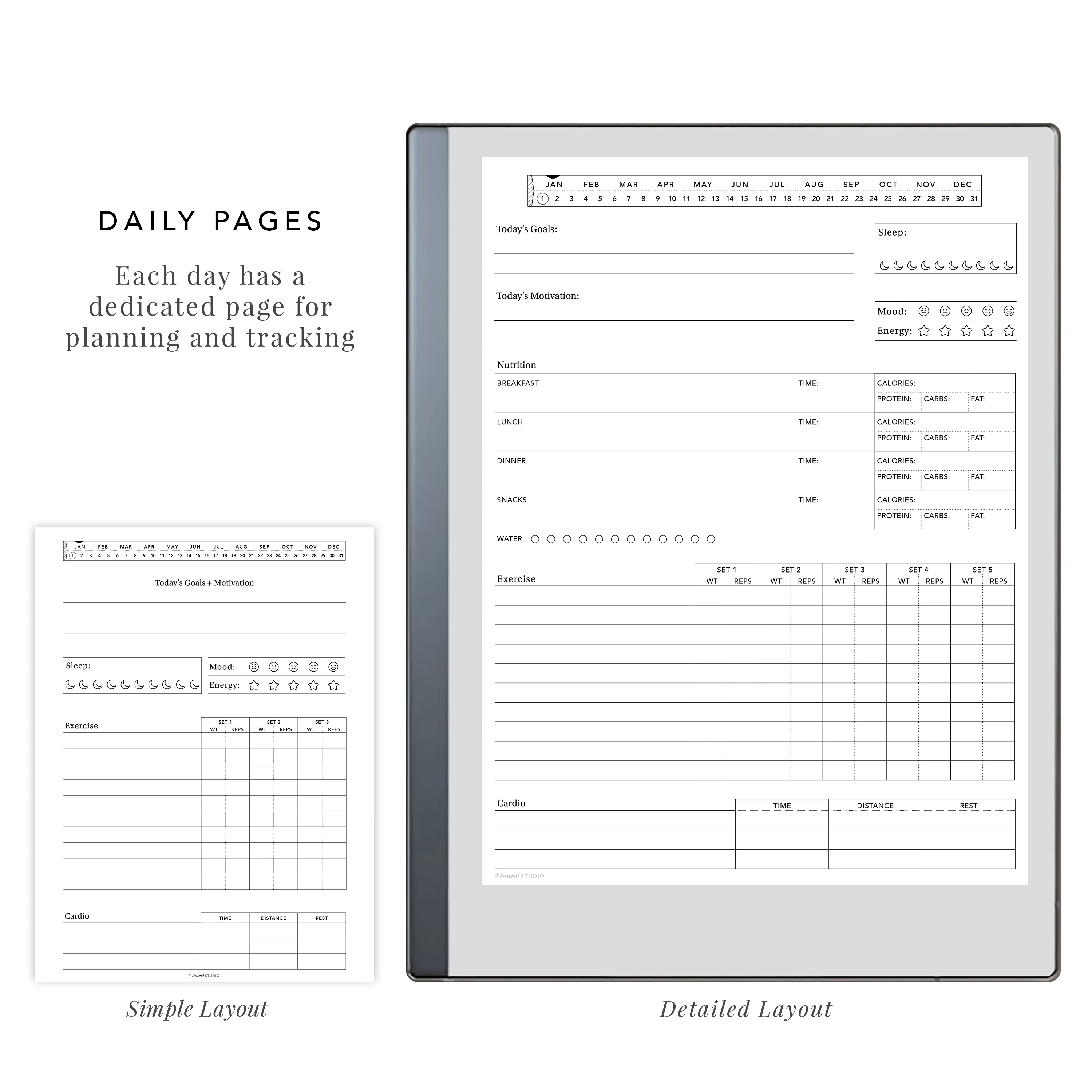 Fitness Journal for e-Ink tablets - Image 4