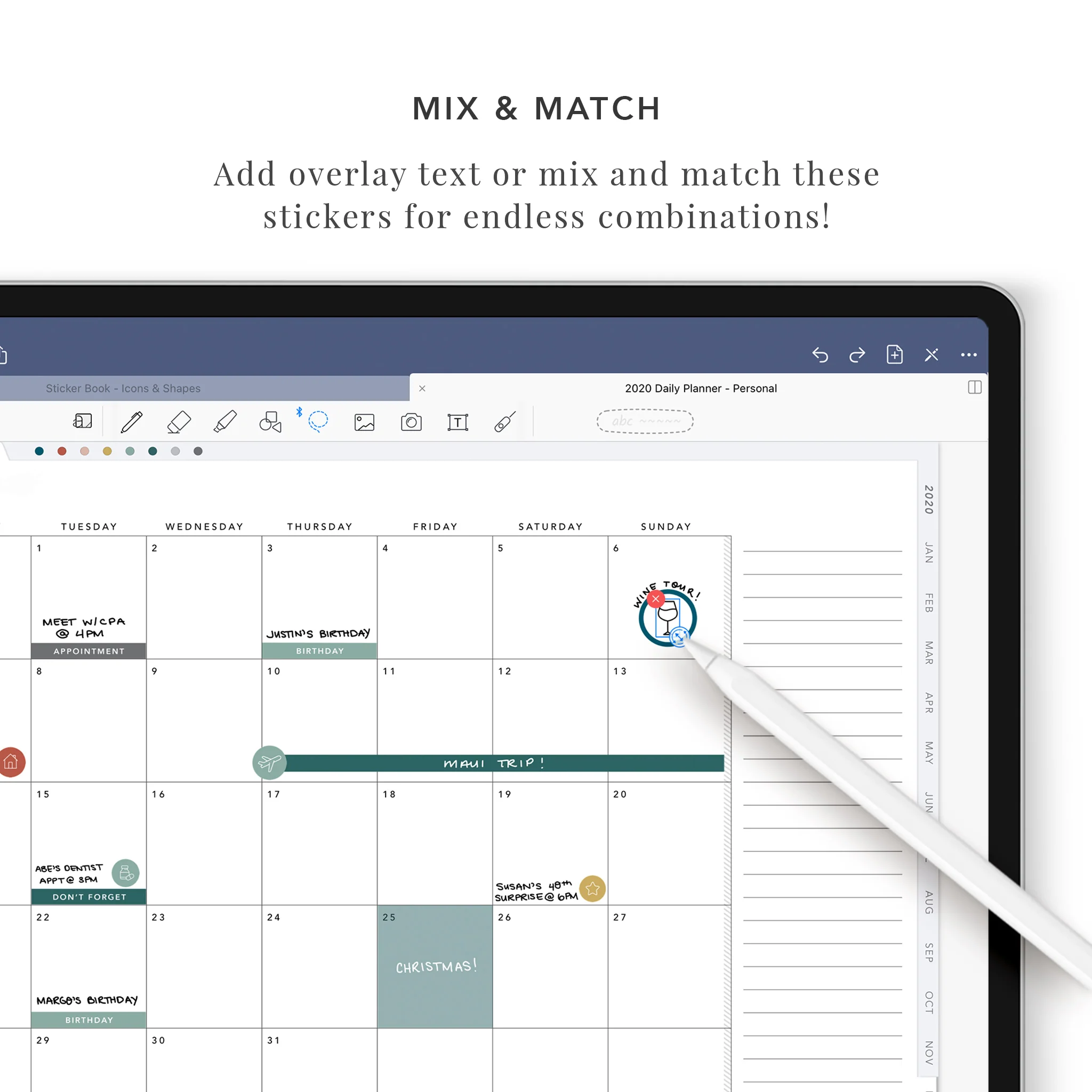 Icons & Shapes Sticker Set - Image 6