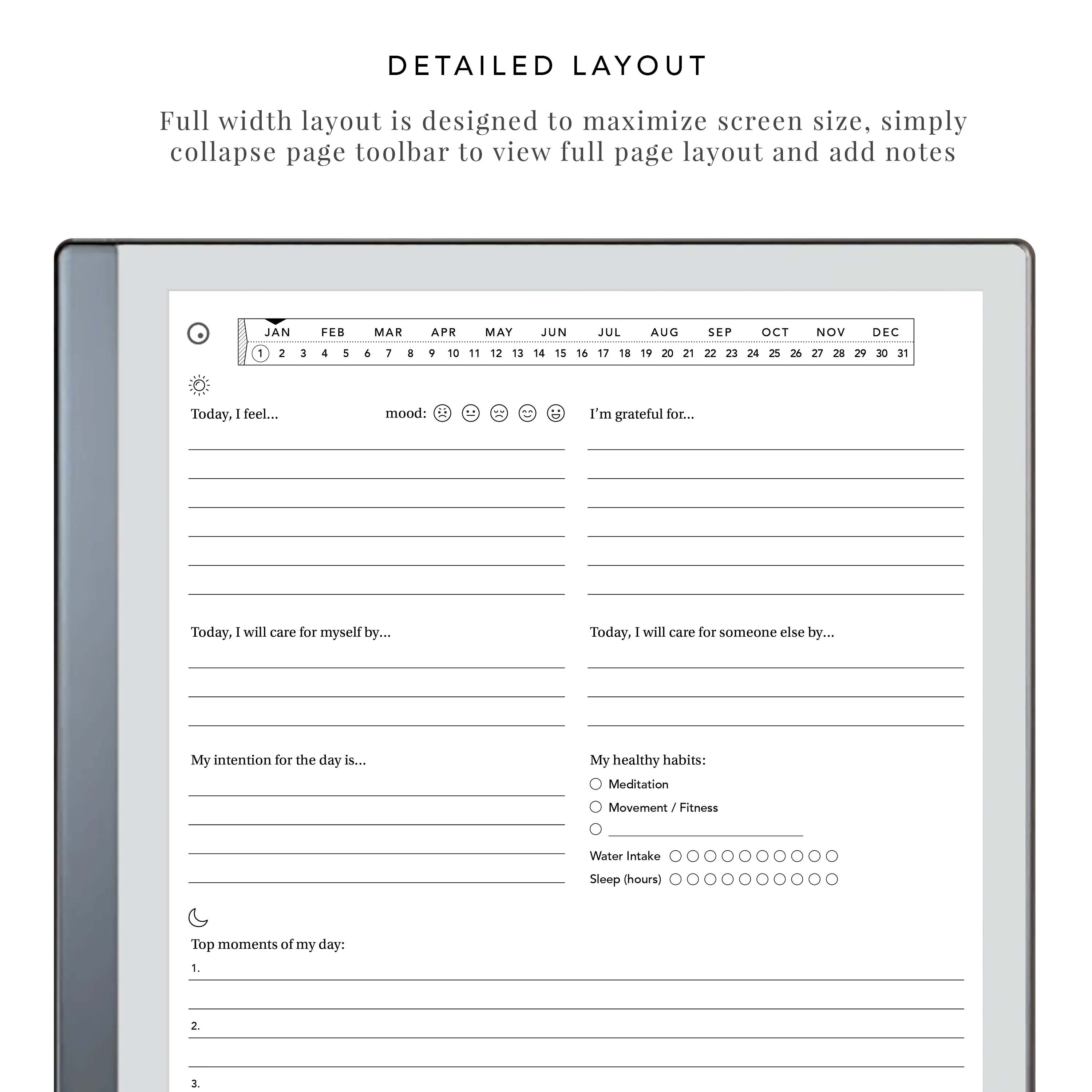 Mindfulness Journal for e-Ink tablets - Image 7