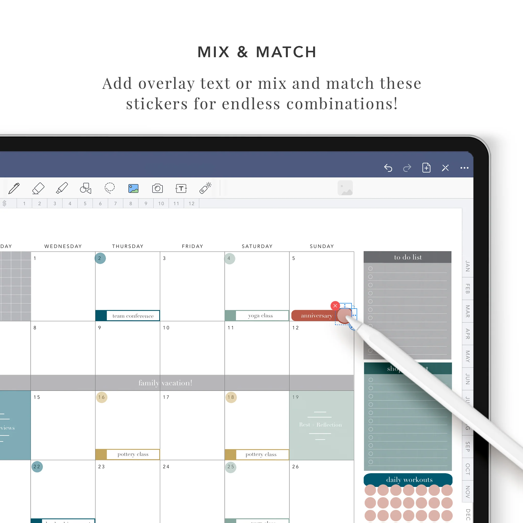 Notes and Shapes Sticker Set - Image 4
