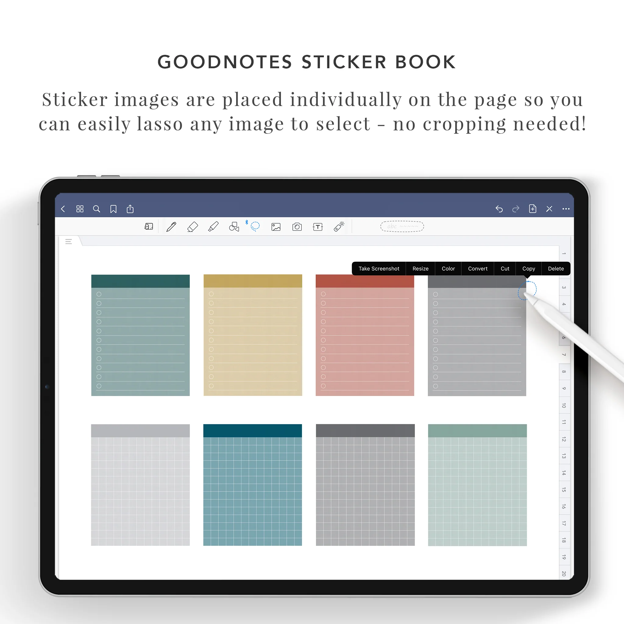 Notes and Shapes Sticker Set - Image 5