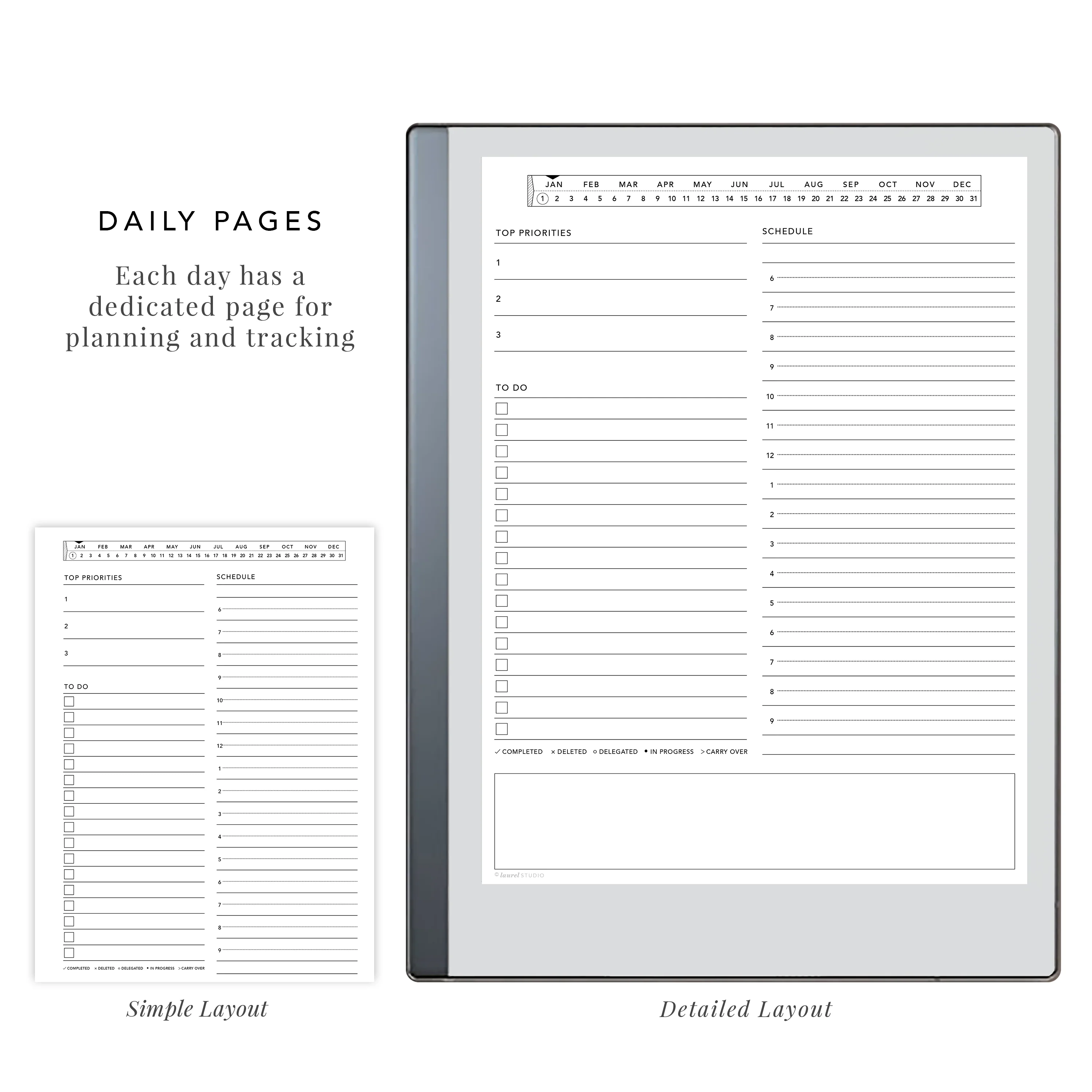 Productivity Journal for e-Ink tablets - Image 4
