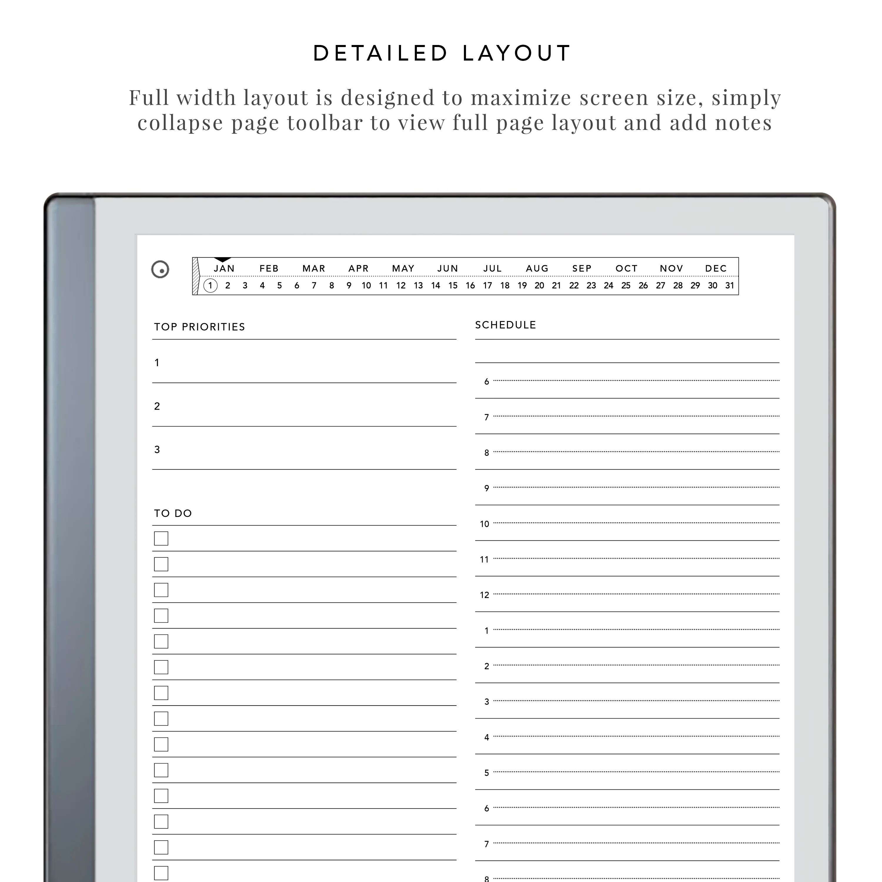 Productivity Journal for e-Ink tablets - Image 7
