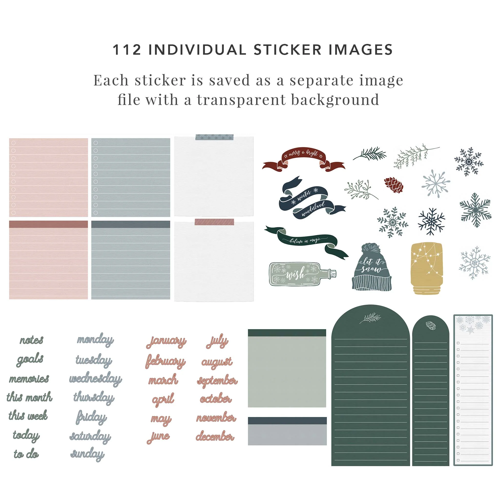 Winter Sticker Set - Image 3